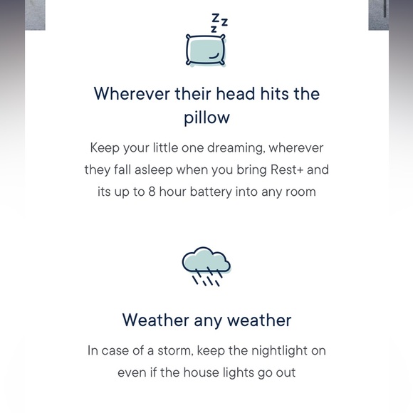 Hatch Rest Sound Machine Night Light Time To Rise Plus Audio Baby Monitor - Picture 8 of 12